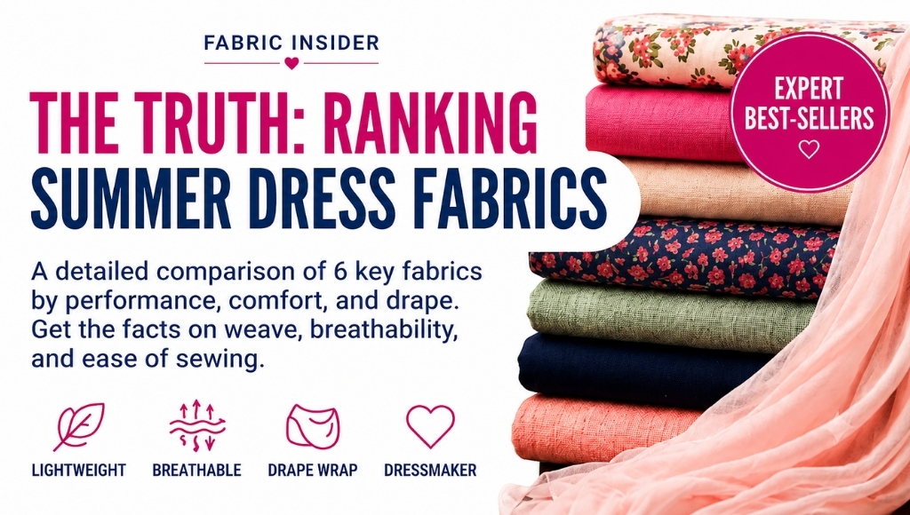 Tia Knight Fabrics summer dress fabrics banner