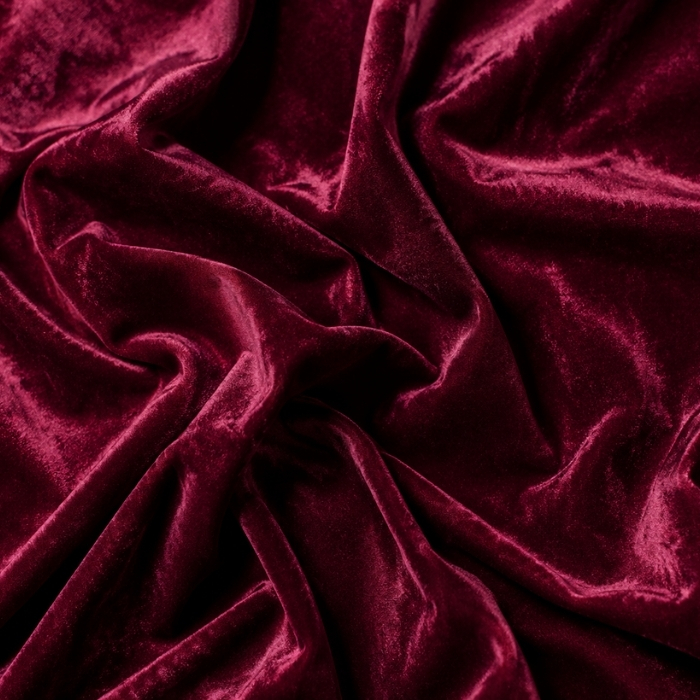 Crushed velvet fabric swatch