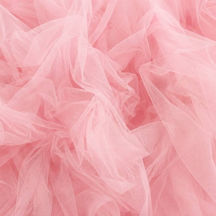 Soft tulle fabric swatch