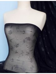 1.80 Meter Helenka Mesh Shadow Print Material- Black Q138 BK