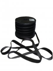 10 METRES Plush Velvet Non-Stretch Ribbon Trimming Job Lot Bolt Pack- Black JBL61 BK