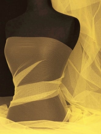 10 METRES Tutu Fancy Dress Net Soft Material Job Lot Bolt- Banana Yellow JBL9 BNYL