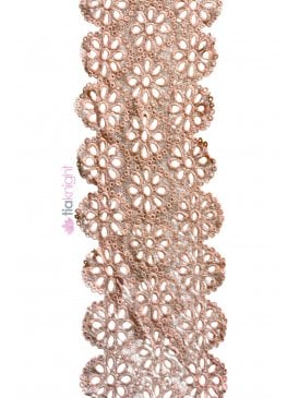 100% Cotton Crochet Summer Floral Wide Trimming- SY250