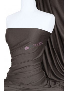100% Cotton Interlock Knit Soft Jersey T-Shirt Fabric- Earth Brown Q60 EBR