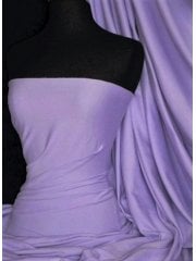 100% Cotton Interlock Knit Soft Jersey T-Shirt Fabric- Lavender Q60 LVD