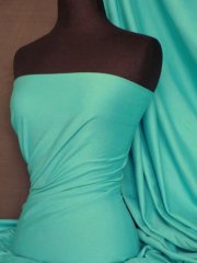 100% Cotton Interlock Knit Soft Jersey T-Shirt Fabric- Peacock Q60 PCK