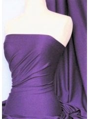 100% Cotton Interlock Knit Soft Jersey T-Shirt Fabric- Purple Q60 PPL