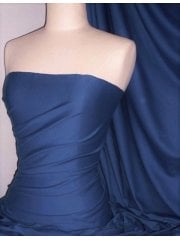 100% Cotton Interlock Knit Soft Jersey T-Shirt Fabric- Royal Blue Q60 RBL