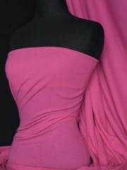 100% Cotton Jersey 2 x 2 Rib Knit Fabric- Cerise Q1007 CRS