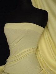 100% Cotton Jersey 2 x 2 Rib Knit Fabric- Lemon Q1007 LMN