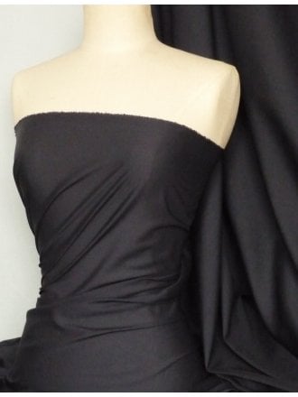 100% Cotton Mid Weight Sheeting Fabric- Black SQ243 BK