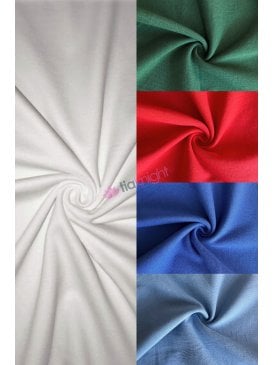 100% Cotton Tubular (77-79 cms) Fine Rib Jersey T-Shirt Fabric- SQ303