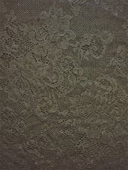 100% Nylon Slight Stretch Lace Fabric- Rose Bunch Black SQ157 BK