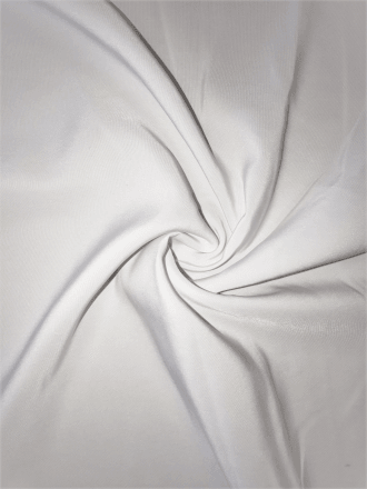 100% Polyester Non-Stretch Lining Fabric- White SQ393 WHT