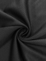 100% Polyester Stretch Sportswear Fabric- Black SQ170 BK