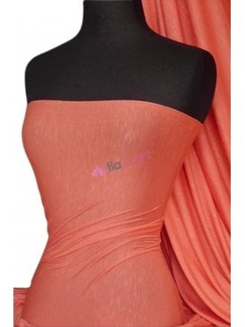 100% SLB Viscose Stretch Fabric- Coral Q405 CRL