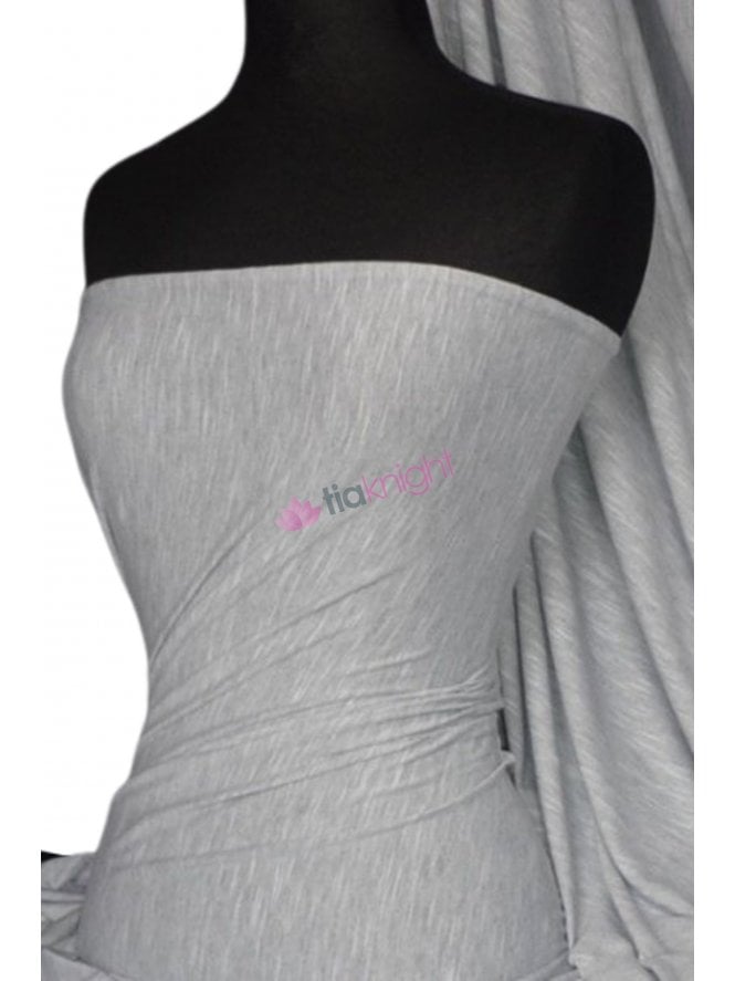 100% SLB Viscose Stretch Fabric- Grey Q405 GR