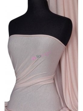 100% Viscose Lightweight Stretch Fabric Material- Peach Q796 PCH