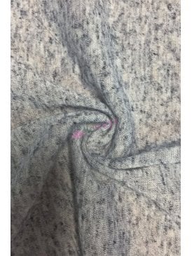 100% Viscose Marl Effect Stretch Fabric Material- Concrete Grey SQ34 CNGR