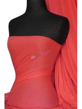 100% Viscose Stretch Fabric Material- Cadmium Red 100VSC CDRD