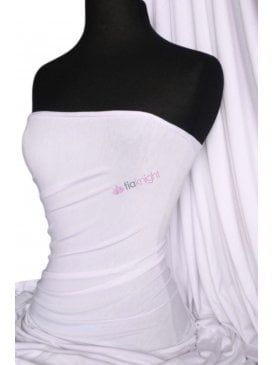 100% Viscose Stretch Fabric Material- Off-White 100VSC OFWHT