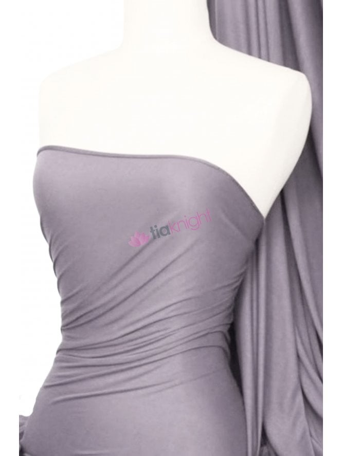 100% Viscose Stretch Fabric Material- Pale Lilac 100VSC PLLC