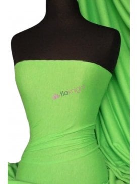 100% Viscose Stretch Fabric Material- Parrot Green 100VSC PRGR
