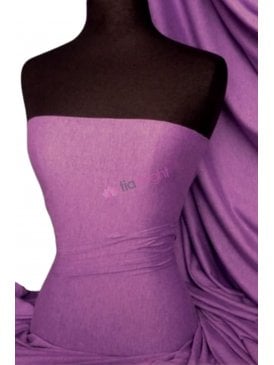 100% Viscose Stretch Fabric Material- Purple Orchid 100VSC PPLORC
