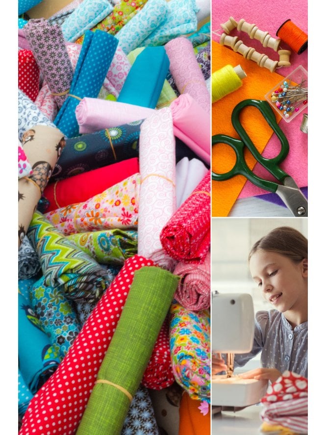 12x 1/2 METRE Off Cuts Lucky Dip Reusable Fabric Bundles
