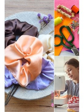 12x 1/2 METRE Off Cuts Lucky Dip Reusable Fabric Bundles- Satin