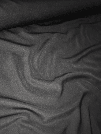 15 METRES Polyester Woven Light Weight Blouse Fabric Job Lot Bolt- Black JBL161 BK