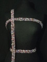 2 Metres Ribbon Trim- Multi-Coloured SY172 MLT