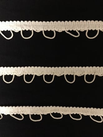 2 METRES Rope Braided Trim- Cream SY208 CRM