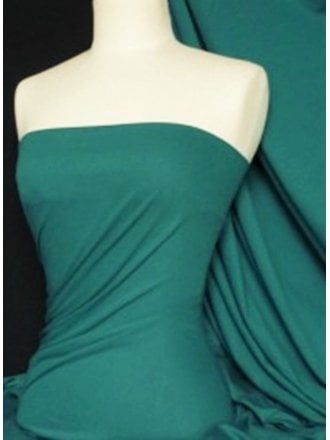 20 METRES Clearance Single Jersey Knit 100% Light Cotton T-Shirt Lightweight Material Job Lot Bolt- Pine Green JBL23 PNGR