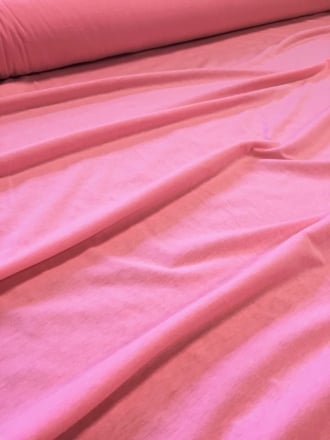 20 METRES Clearance Single Jersey Knit 100% Light Cotton T-Shirt Lightweight Material Job Lot Bolt- Pretty Pink JBL22 PTPN