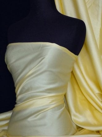 20 METRES Cotton Poplin Sheen Shirt Fabric Wholesale Roll- Lemon JBL282 LMN