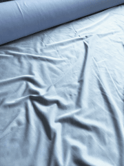 20 METRES PQ Sheen Tactel 4 Way Stretch Lycra Jersey Wholesale Roll- Cinderella Blue JBL82 CBL