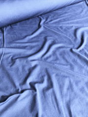  20 METRES PQ Sheen Tactel 4 Way Stretch Lycra Jersey Wholesale Roll- Marl Blue JBL82 MBL