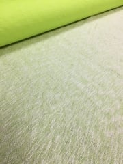 20 METRES Sweatshirt Loop Back Jersey Wholesale Roll- Fluorescent Yellow JBL31 FLYL