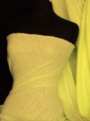 20 METRES Sweatshirt Loop Back Marl Effect Lightweight Jersey Material Wholesale Roll- Lemon JBL230 LMN