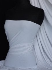 20 METRES TXT Soft Touch 4 Way Stretch Lycra Fabric Wholesale Roll- Off White JBL259 OFWHT