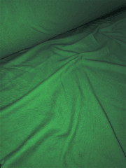 20 METRES Yarn Dyed Single Pique UV Protective 100% Cotton Knitted Tubular Fabric Wholesale Roll- Emerald Green JBL128 EMR