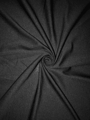 25 METRES Polyester Stretch Semi Sheer Lining Material Wholesale Roll- Black JBL373 BK
