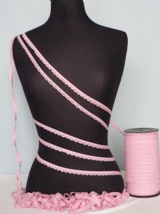 3 Metres Candy Pink Lingerie Elastic Trimming