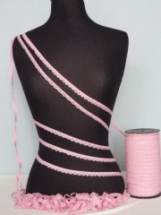 3 Metres Candy Pink Lingerie Elastic Trimming