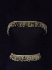 3 METRES Fringe Non-Stretch Trimming- Gold Sand TS49 GLD