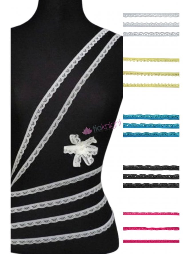 3 Metres Lingerie Lace Design Stretch Trimming- SY37