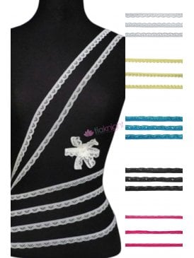3 Metres Lingerie Lace Design Stretch Trimming- SY37