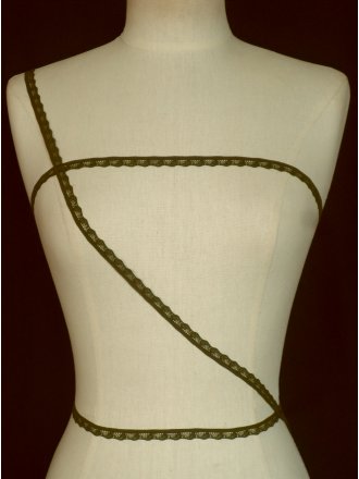 3 METRES Olive Green Lingerie Elastic Trim