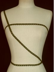 3 METRES Olive Green Lingerie Elastic Trim